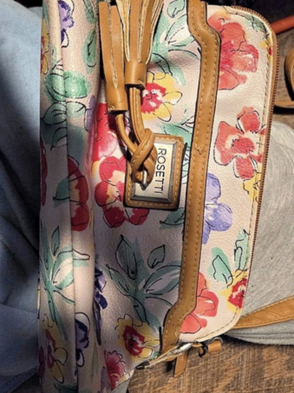 Fossil Floral Crossbody Bag in Multicolor